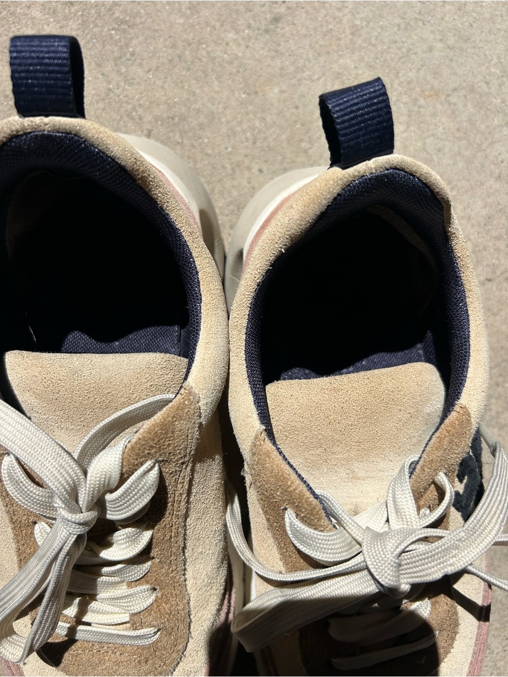 Tory Burch Suede Sneakers 7.5 - Picture 6 of 8